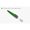 FC Connector  SM APC Cone 0.9mm,  Green