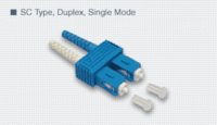 SC Duplex Connector SM  0.9mm, Blue
