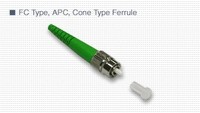 FC Connector  SM APC Cone 0.9mm,  Green
