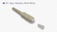 SC Simplex Connector MM  3.0mm, Beige