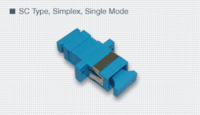 SC Adapter, Simplex SM/UPC , Ziconia, Blue